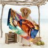 Naruto Character Customize Text Beach Towel Quick-Dry Soft Microfiber