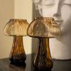 Leopard Spot Mushroom Glass Cup Creative Ice American Latte Coffee Mugs Juice Cup Home Decoration Drinking Glasses Water Bottle