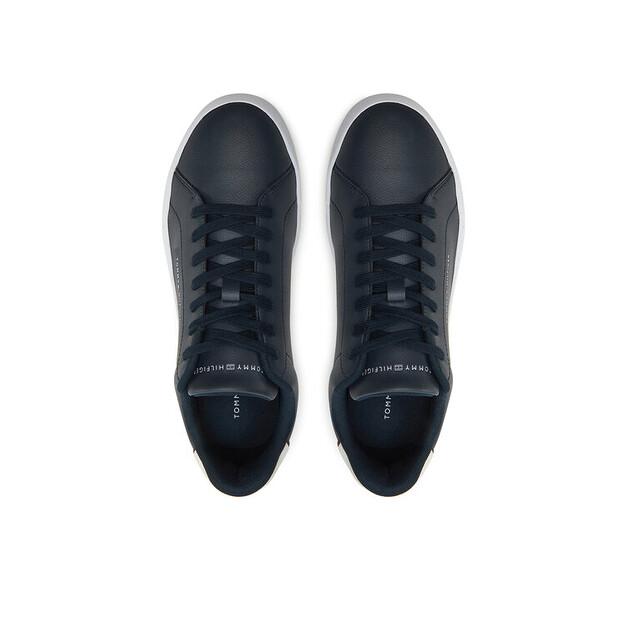 Мужские кроссовки Tommy Hilfiger Th court lth detail ess fm0fm05367 granatowy