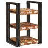 Nightstand in Brown and Black 38 x 33 x 58 cm Solid Reclaimed Wood