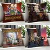 Cartoon Disenchantment Cushion Cover Cushion Cover Set 4Pcs 50X50 45X45 40X40 Pillowcase Decorative Sofa Home Decor
