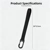 2pcs Multifunctional Webbing Spring Snap Hook Black Hanging DIY Backpack Keychain  for Electric Bike