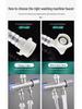 Triangle Valve: 3-Way Diverter with Dual Outlets for Double Washing Machine Connection and Toilet Switch
