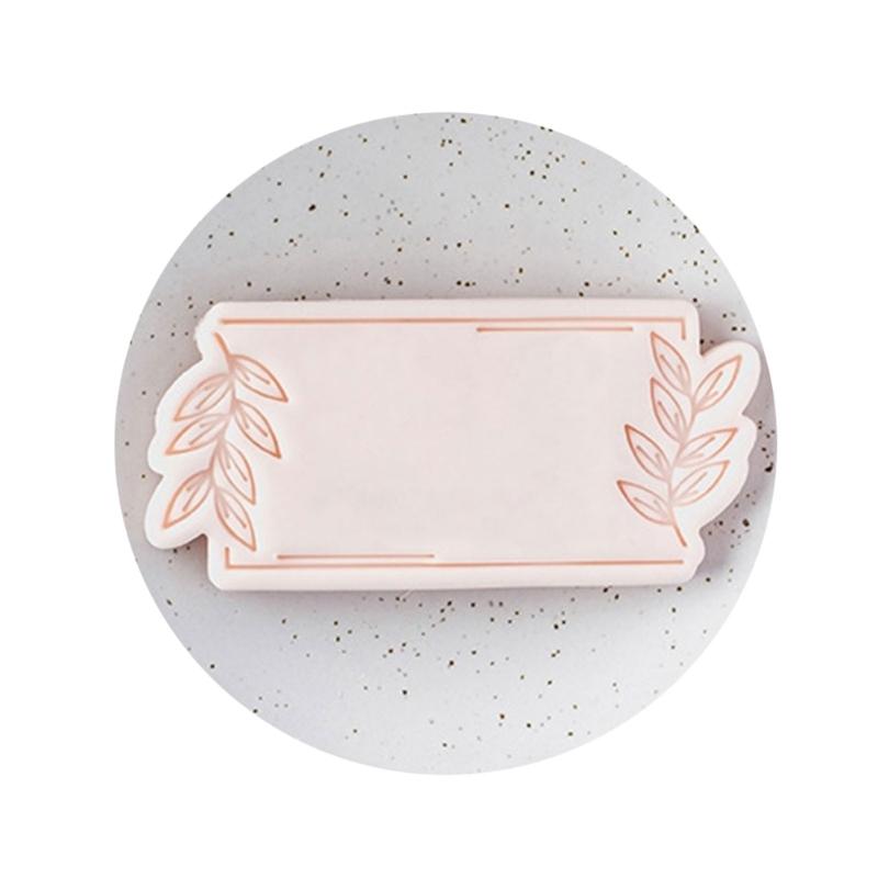 

Flexible Home Baking Essential Korean Pattern Blessing Frame Fondant Cookie Molds Set for Elegant Dessert Decorations