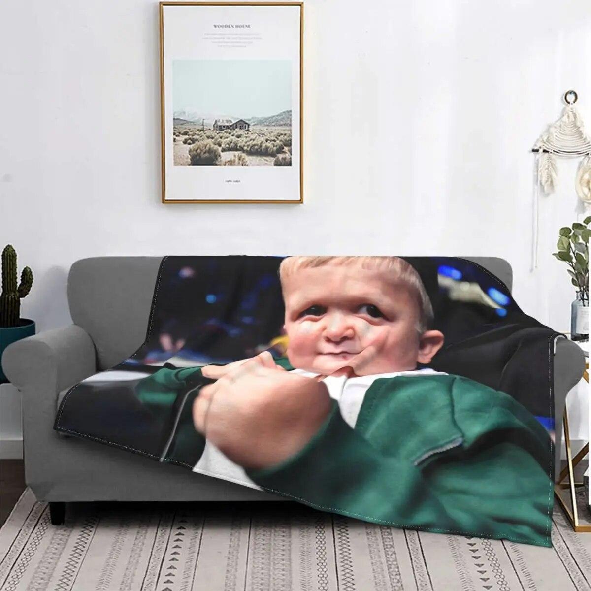 

Одеяло Hasbulla Magomedov, фланелевый текстильный декор, мини-Хабиб блоггер, многофункциональное мягкое одеяло для дивана, автомобильный ковер, кусок