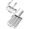 1PC Meatball Maker With Scraper Spoon,Stainless Steel Ball Maker Tool For Beef,Chicken Kitchen Cooking Tools 1/2/3Compartment