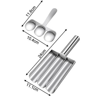 Nástroje pro zpracování masa – Formy a tvarovací lžíce na karbanátky