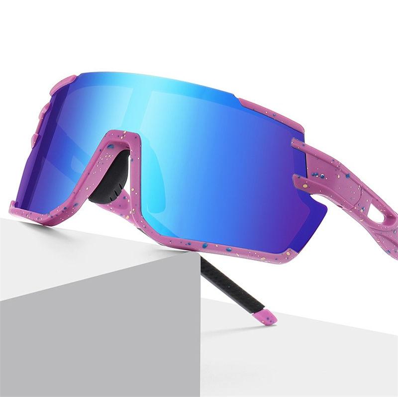 AORON Fashion Cycling Polarized Sunglasses Big Frame Windproof Skiing Glasses for Men Women Anti Glare Sport Fishing Goggles