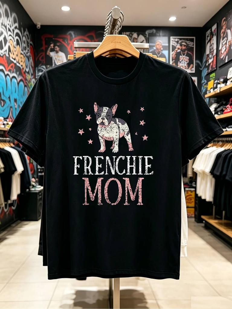 Funny French Bulldog Dog Lover Graphic Tee for Men 1 pc