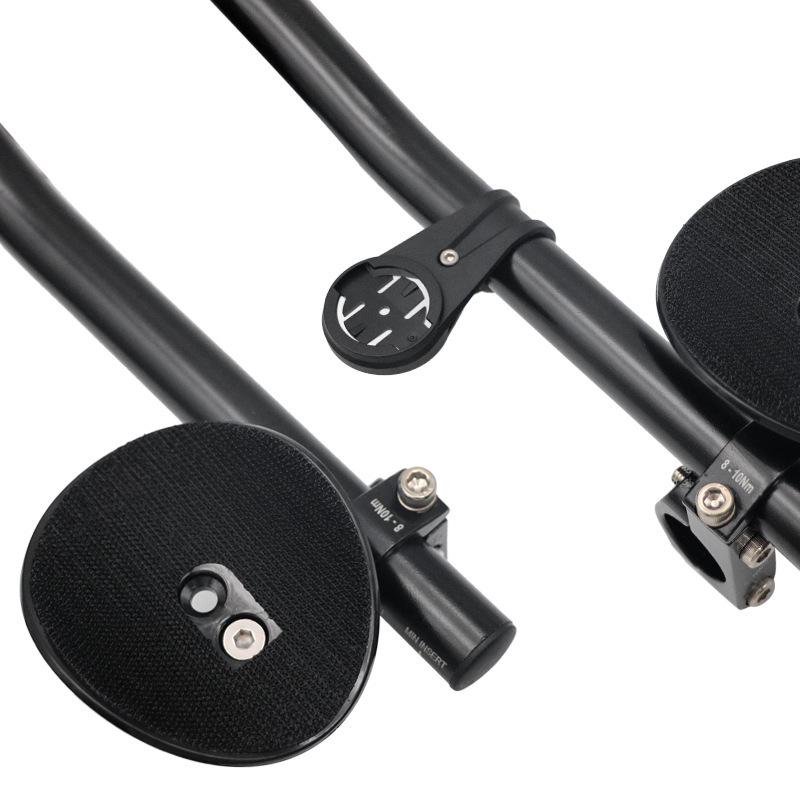 Triathlon Bike Rest Handlebar TT Handlebar Computer Mount Compatible Computer Holder for 22.2mm Handlebar