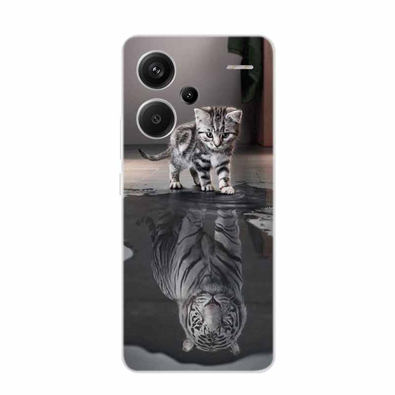 For Xiaomi Redmi Note 13 Pro+ Case Note13 Pro Plus Clear Silicone Soft TPU Coque For Redmi Note 13 Pro Plus 5G Back Cover Case