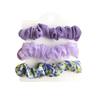 Spring Colors: 3-Pack Floral Hair Band Set - Fresh Blue & Pink Hair Accessories
