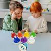 Colorful 8-note handbell set with touch controls, harmony, and mallets. Perfect as a gift for New Year's or Christmas. Perfect for beginners, beginner