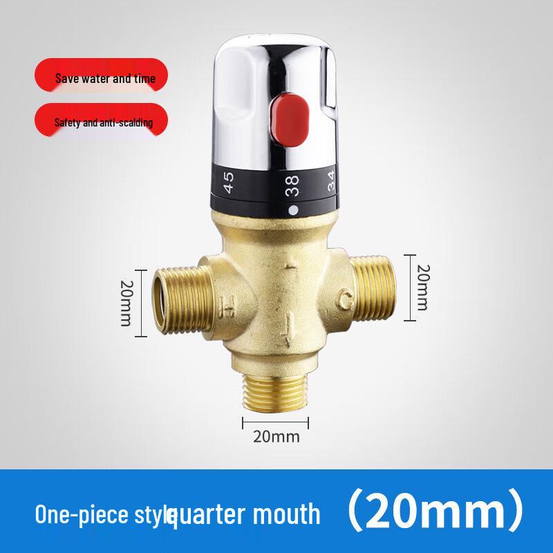 Thermostatic Solar Water Heater Valve: Cold/Hot Shower Mixer & Faucet