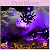 Luzes de Aranha LED Roxas Para Decoração de Halloween 2m/5m 20/50 Luzes Alimentadas por Bateria/USB