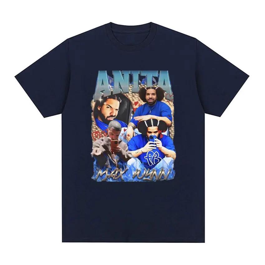 Drake Anita Max Wynn Funny Meme Graphic T-shirts for Men Women Clothing Fashion Hip Hop Style T-shirt Casual 100% Cotton T Shirt