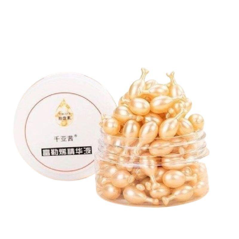 Fullerenes Placenta Essence Capsules For Deep Hydration And Skin Brightening