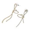 Fashionable Studs Earrings Alloy Bowknot Earrings Ear Studs Comfortable Wear Ear Pins Ear Pendant Perfect Gift for Women
