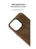 PUEBLO Vintage Leather MagSafe Drop-Proof Case for iPhone 16 Pro Max