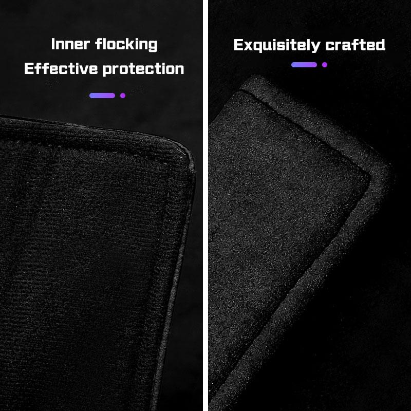 Car Handle Protection Case Suede Cover For BMW E38 E46 F15 E90 E92 E87 G20 G30 1 3 5 7 X1 Car Roof Armrest Inner Door Pull Cover