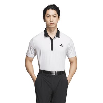 Golf Golf Back Graphic Short Sleeve Polo for White Men,