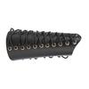 1Pc Archery Arm Guard Bracer Hunting Shooting Lace Up Lther Armguard (Black)