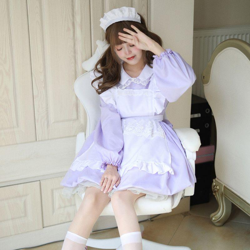 Original Lolita Christmas Maid Costume Cross-Border Amazon Cute Maid Cosplay Performance Costume