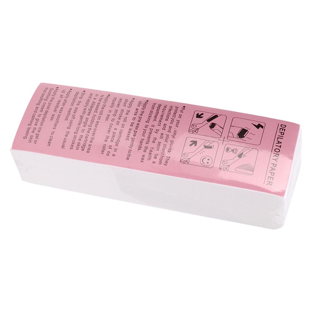 500pcs Non Woven Hair Removal Wax Strips Arm Leg Armpit Body Depilatory Wax Paper