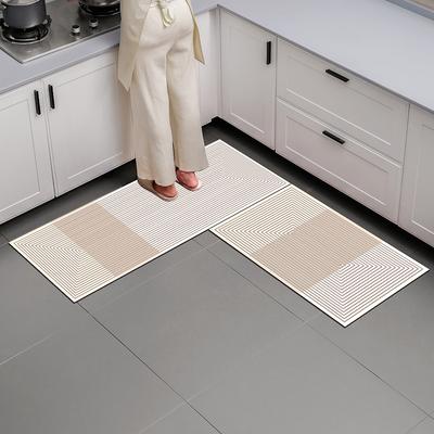 Super Absorbent Kitchen Mat, Anti Slip Kitchen Carpet, Oval/elongated Washable Comfortable Carpet, Kitchen Bathroom Absorbent Do