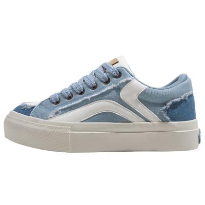 Chaussures de skate bleu denim pour hommes et femmes, été, nouvelles chaussures polyvalentes, baskets en toile respirantes