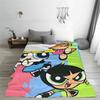 Coperta Carina Cartoon P-Powerpuff Girls Morbida Calda Flanella Plaid Copriletto per Letto Soggiorno Picnic Viaggio Casa Divano