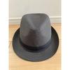 Used B HEART Gray Fedora Hat