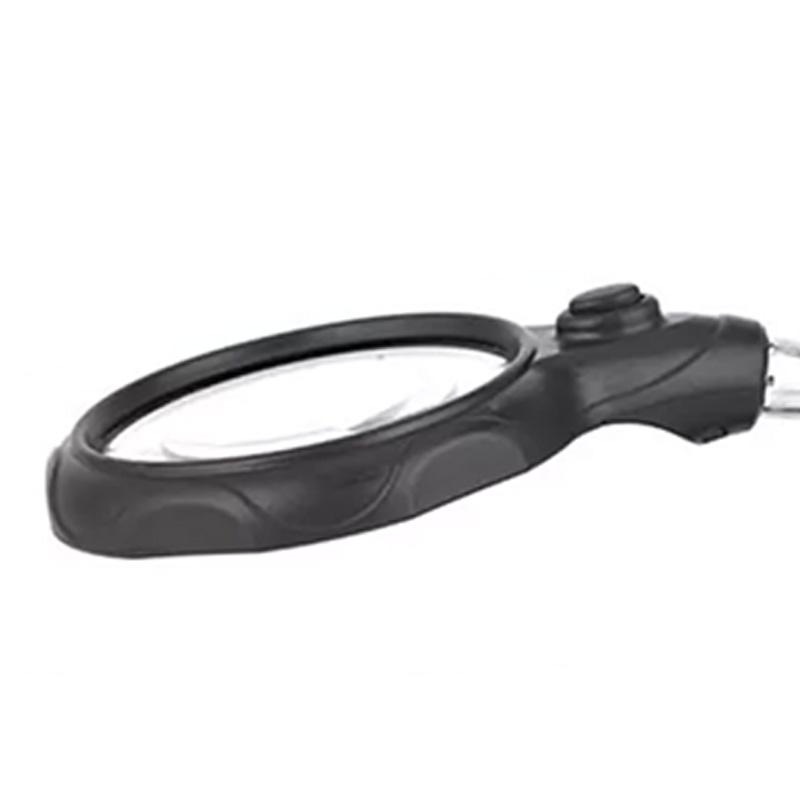 Helping Hand Adjustable LED Light Magnifying Lens Soldering Station Third Hand Solder Auxiliary Clamp