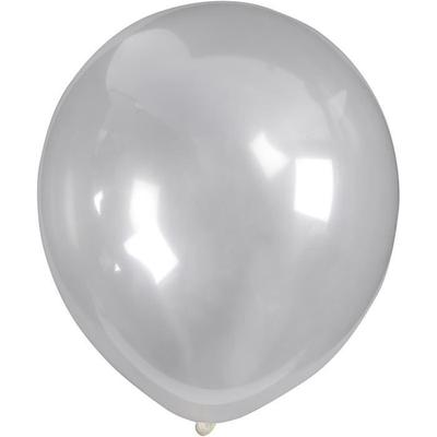 Round Transparent Natural Rubber Balloons. Suitable for Helium and Stay Inflated for Approx.. 4 Hours. Ref 59182