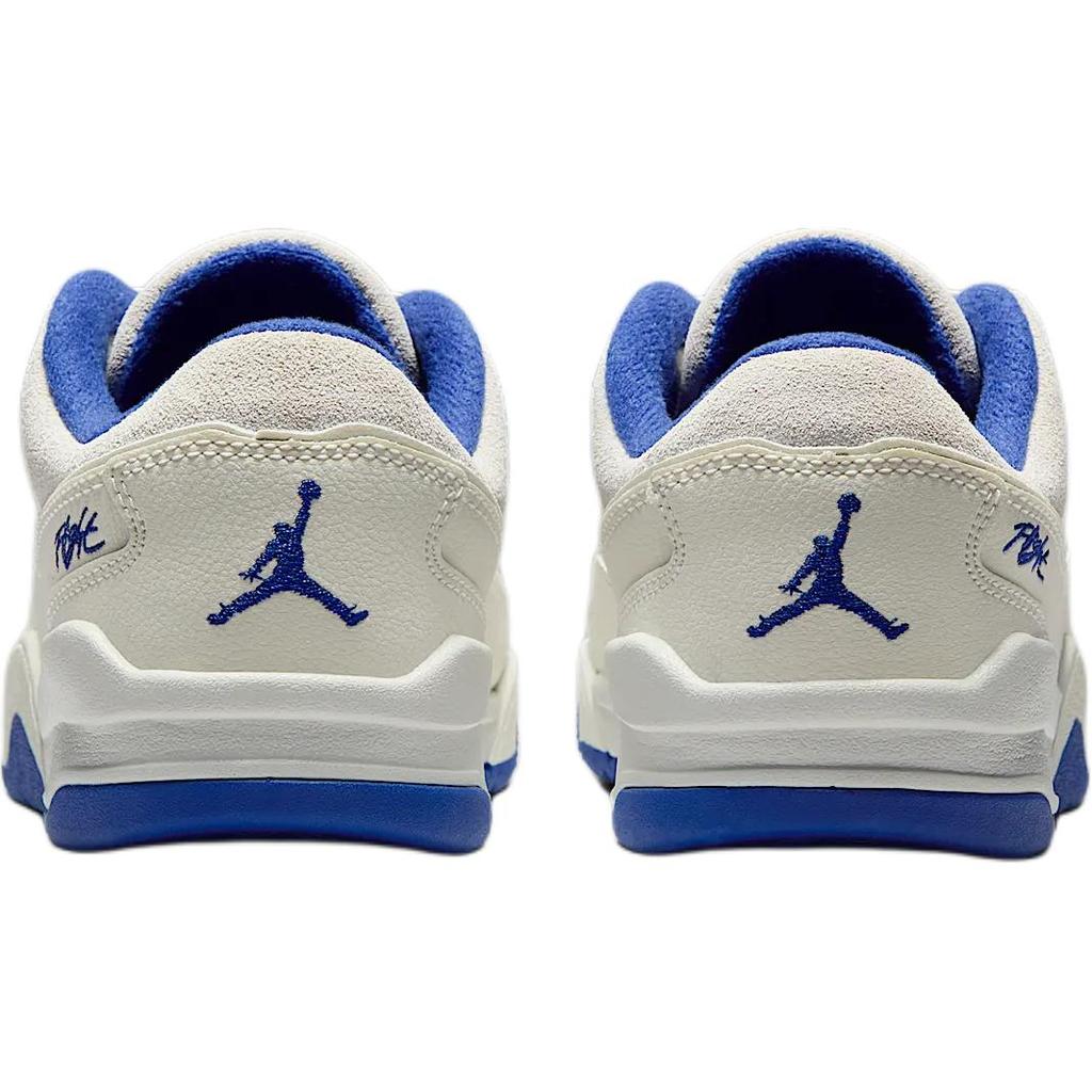 New Jordan FLIGHT COURT Anti Slip Wear Resistant Low Top Children's Basketball Shoes Beige HF3333-005