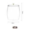 ZISIZ Plastic Food Storage Jar