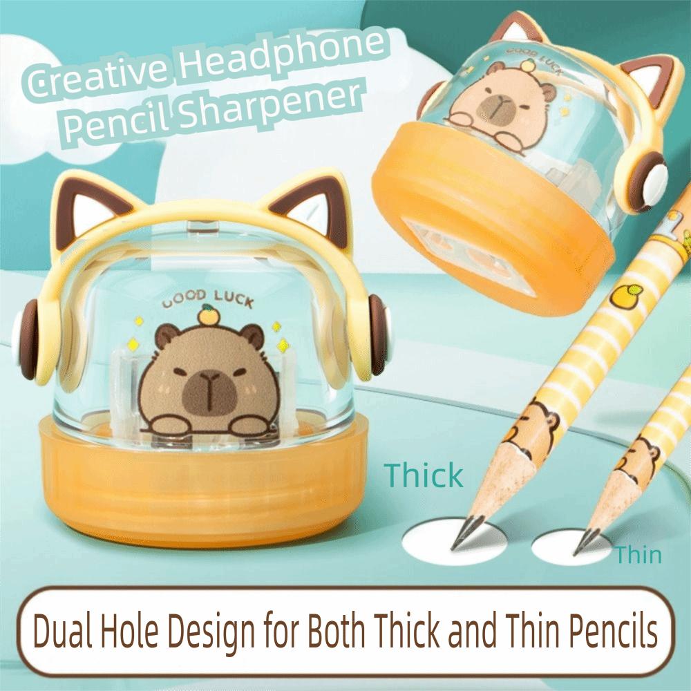 Mini Portable Capybara Pencil Sharpener Pencil Sharpener for Kids School Office Supplies