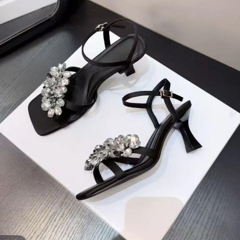 Mode Luxus Strass Transparente Plateau Sandalen Damen Offene Zehe Sommer Mode Slingback Party Kleidschuhe Kristall Schleife Hohe Absätze