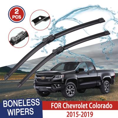 Wiper Blades For Chevrolet Colorado 2015-2019 Front Windshield Clean Window Windscreen Auto Parts Car Rain Brushes 22''+18''