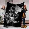 Custom Name The Last of Us Theme Printed Blanket - Perfect for Couch, Bed, Travel & Outdoor Use | Machine Washable, Cozy & Durable.
