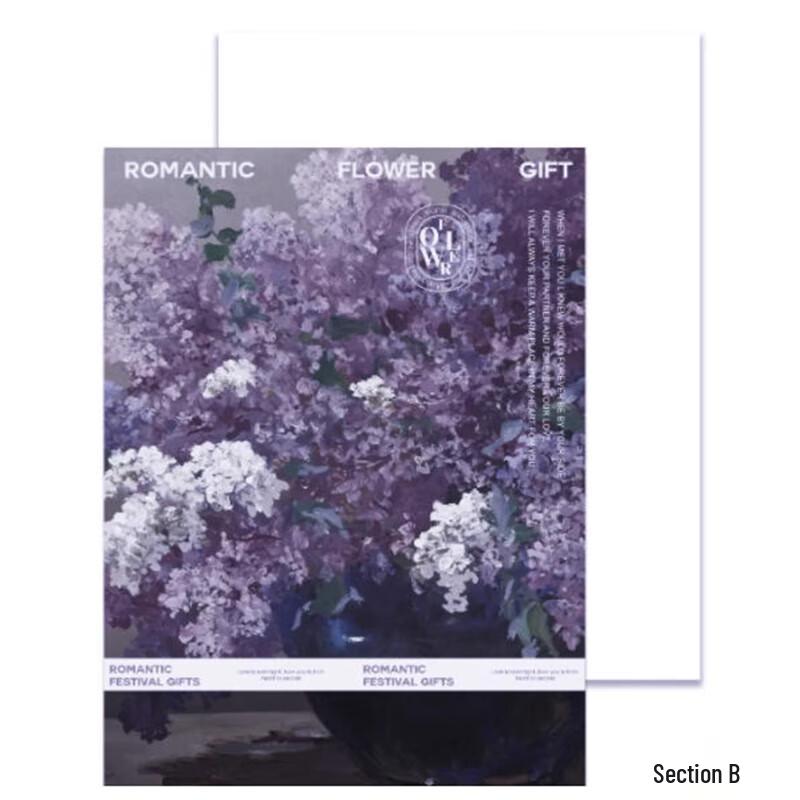 

Sanbilei Oil Painting Floral Wrapping Paper
