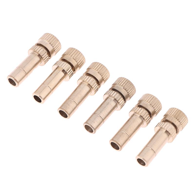 5Pcs 6Mm Quick Connect Mist Sprayer Atomizing Misting Nozzle Garden Water Irrigation Sprinkler For Misting Cooling System