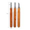 3 6 9Pcs Wood Carving Tools Set Knife Mini Chisel Steel With Hand Handle for DIY Craft Kit