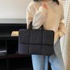 15 Inch Quilted Laptop Case Puffy Laptop Bag with Handle Notebook Bag for Women Men Travel School Work