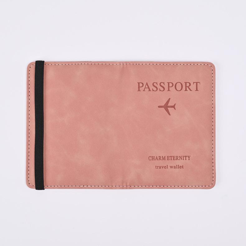 Retro Leather Passport Holder & Travel Organizer: Stylish Document, Boarding Pass, and Card Storage Case
