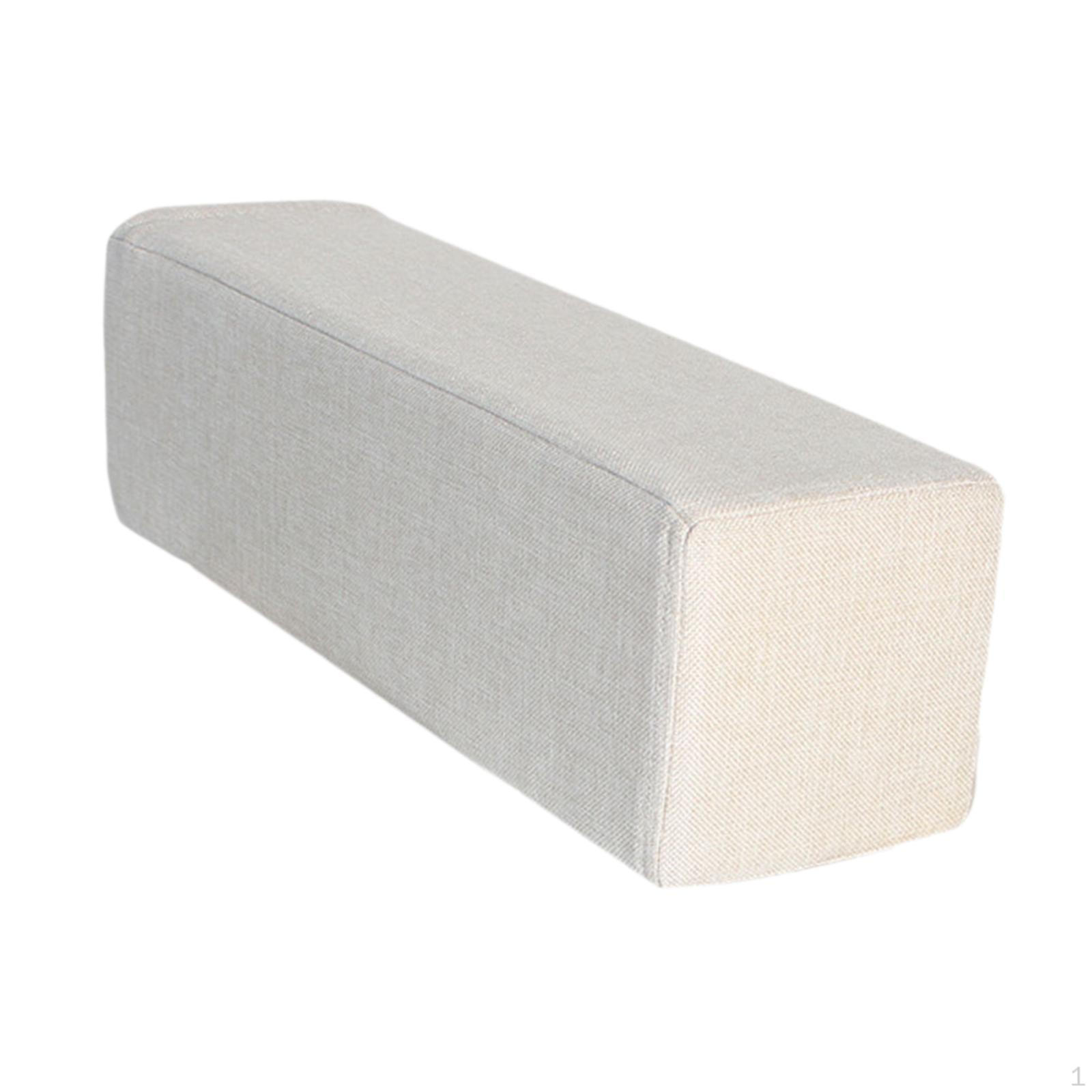 Подлокотник для дивана подлокотник для чтения съемный чехол пена высокой плотности подушка для дивана для кресла кровати белый 2696₽