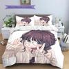 The Fragrant Flower Blooms Pattern Bedding,Quilt Set Quilt Cover Pillowcase Home Birthday Gift (1 * duvet cover + 2 * pillowcase, without core)