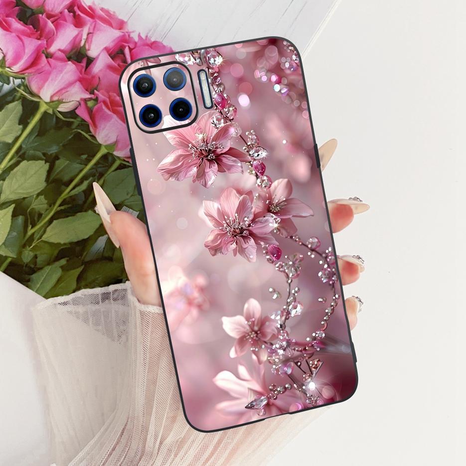For Motorola Moto G 5G Plus Case XT2075 Luxury Flowers Butterfly Painted Cover Soft TPU Phone Case For Moto G MotoG 5G Plus Bags