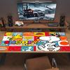 Dog Snoopy Color Mouse Pad Large Gaming Table Cushion Non-slip Laptop Tablet Big Mousepad XXL Mat Mini PC Playmat With Lock edge