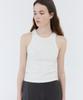 GBH APPAREL Kenny Slim Sleeveless Top / White